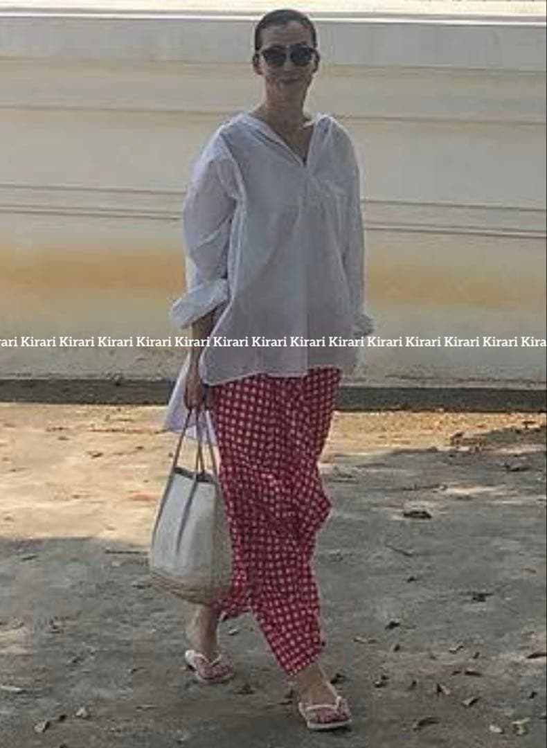 試着のみハウスオブロータス ギンガムチェックサルエルパンツ 桐島かれん