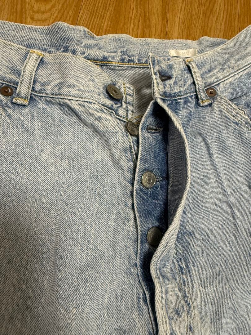 comoli 5 ポケット ブリーチ デニム 21AW サイズ2 美品