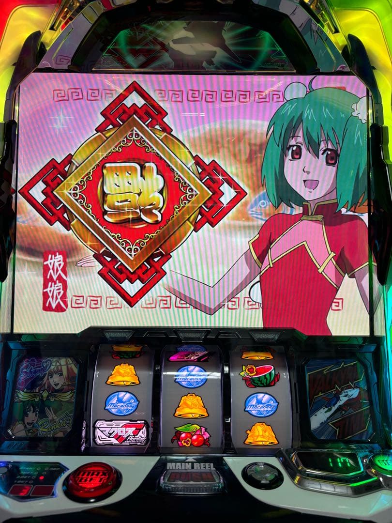 パチスロ実機 マクロスフロンティア4 イヤホンコンバータ付き