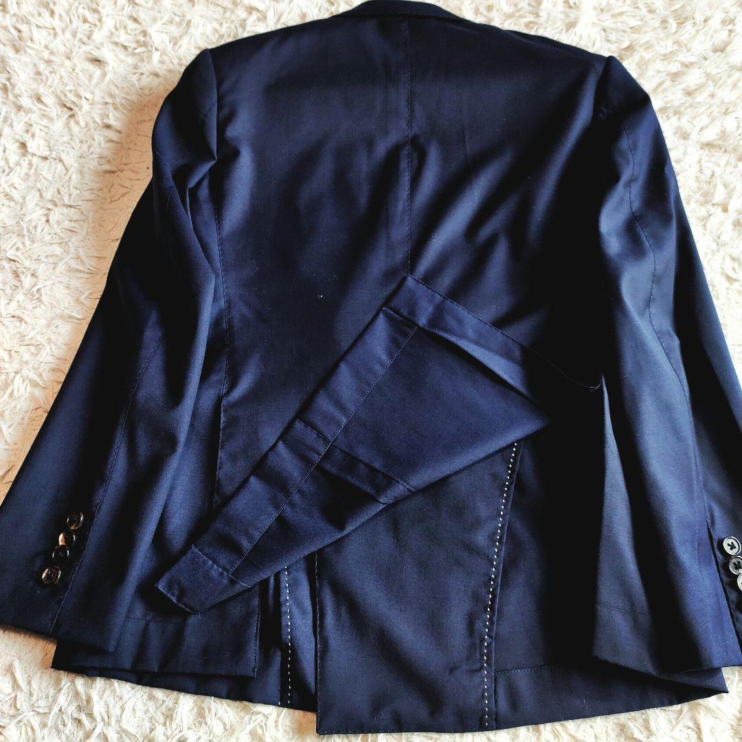 【専用】ロロピアーナ テーラードジャケット ダブルブレスト ネイビー ウール