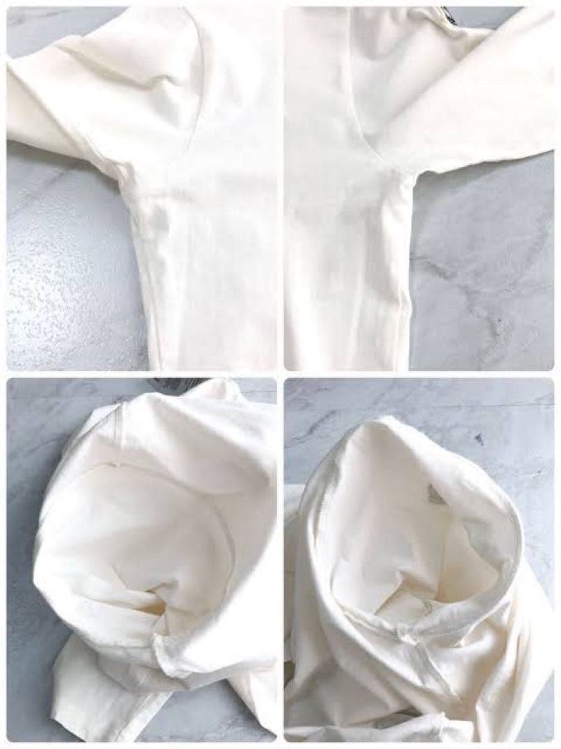 MONCLER 長袖Tシャツ 3D ロゴ ホワイト ロンT 152cm