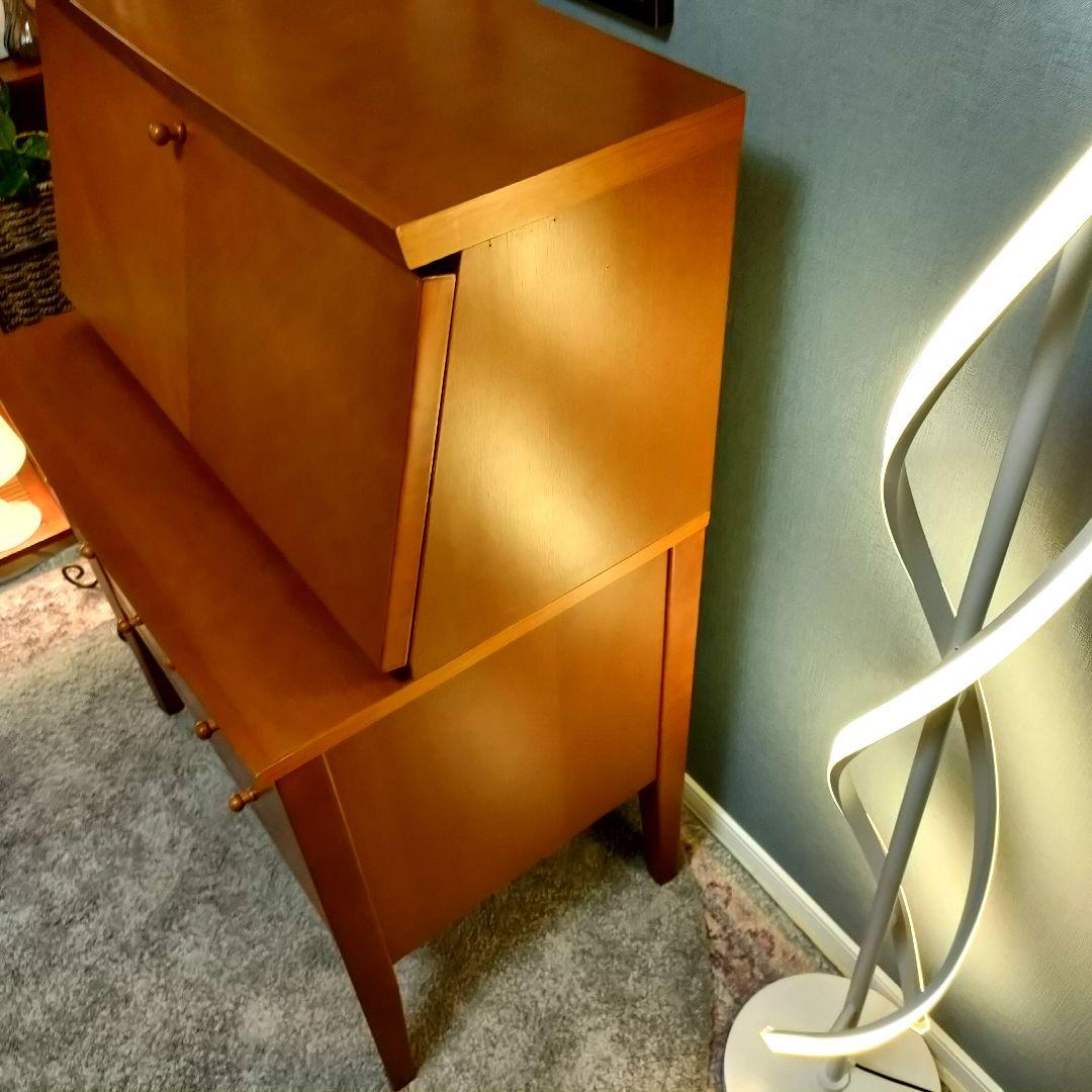 【希少】マルニ木工 ヴィンテージ ライティングビューローデスク キャビネット