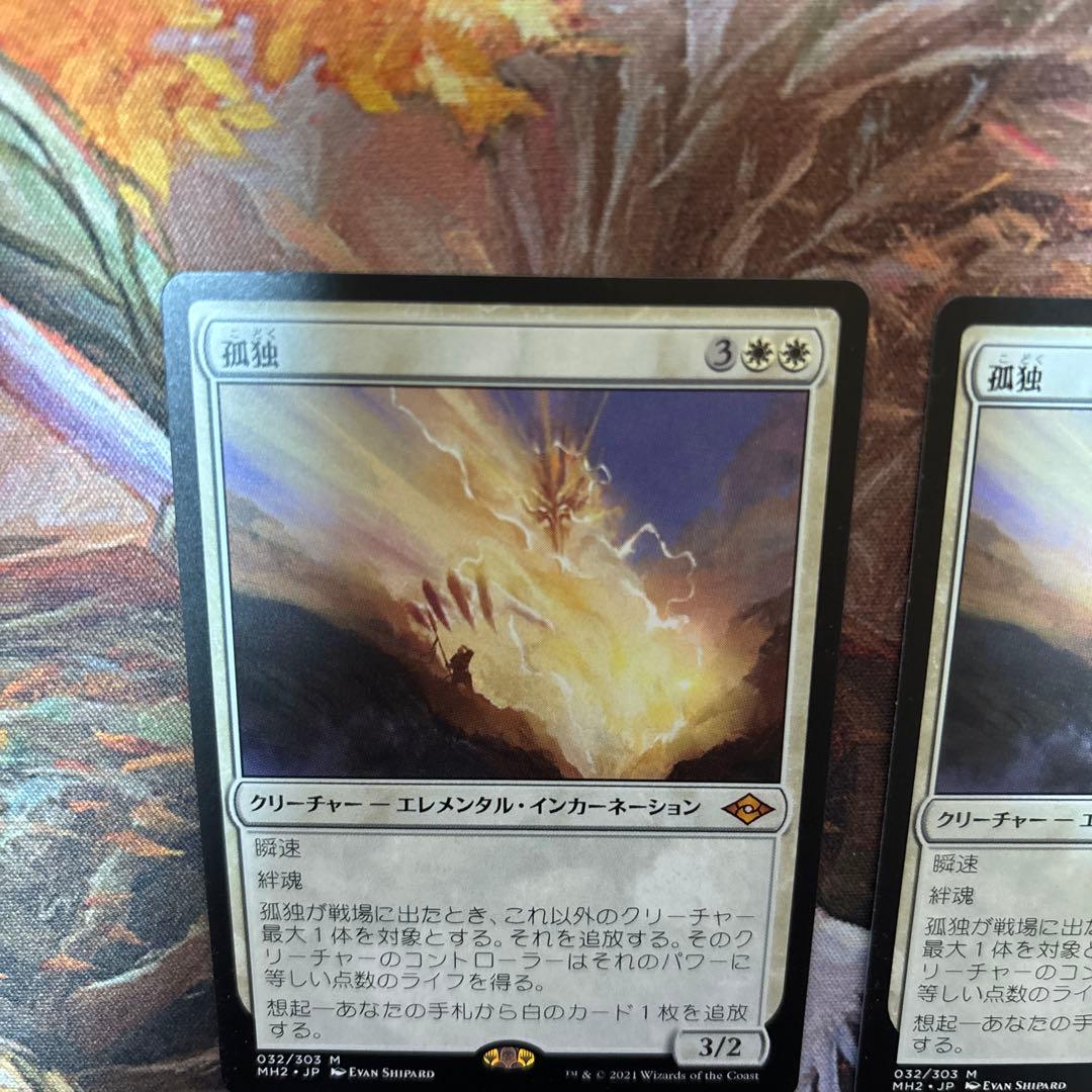 MTG 孤独　2枚