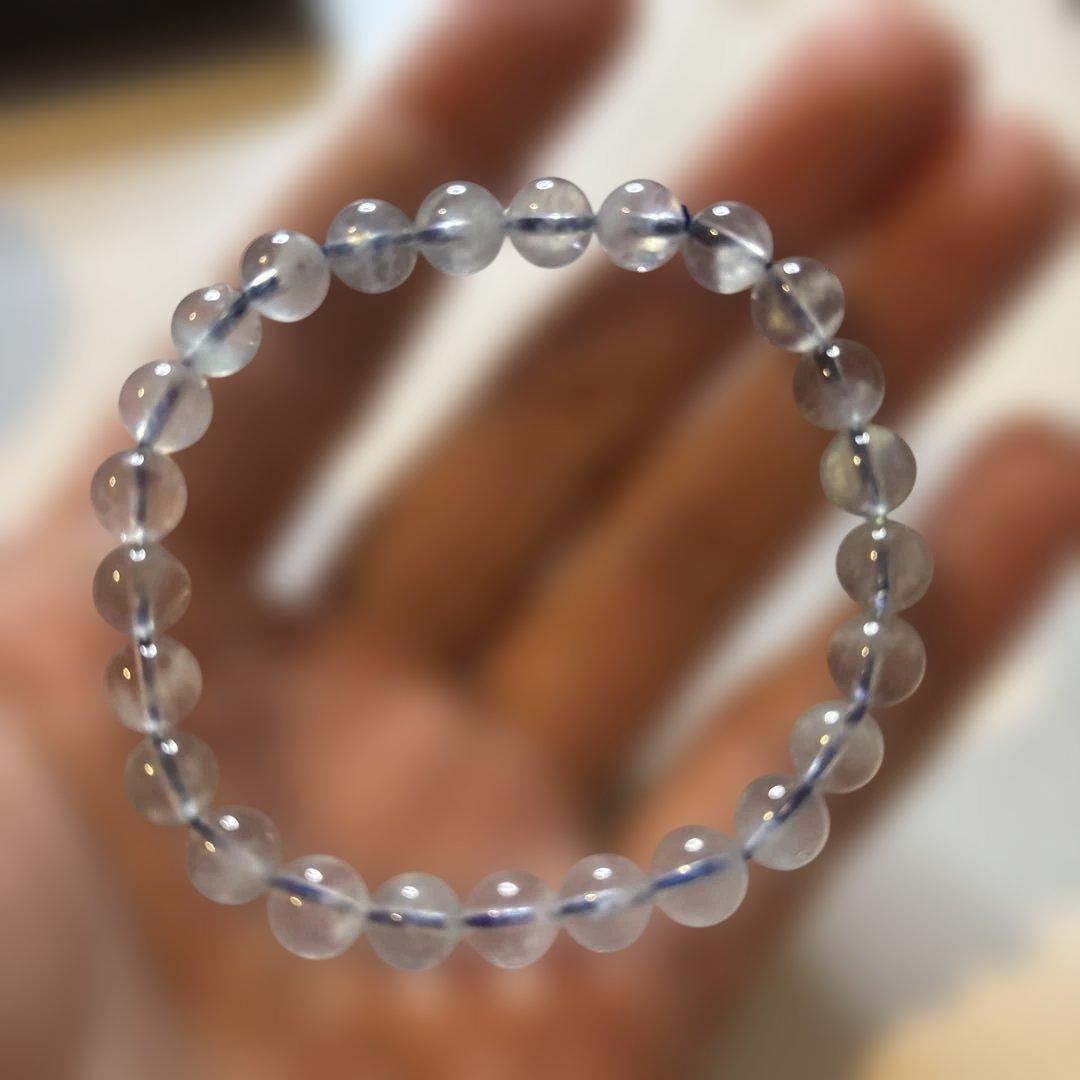 アクアマリンのブレスレットたん！綺麗！ズンとくる！