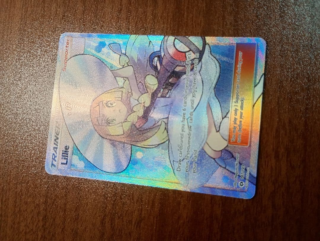 ポケモンカード　ポケカ　帽子リーリエ　SR　正規品　英語版