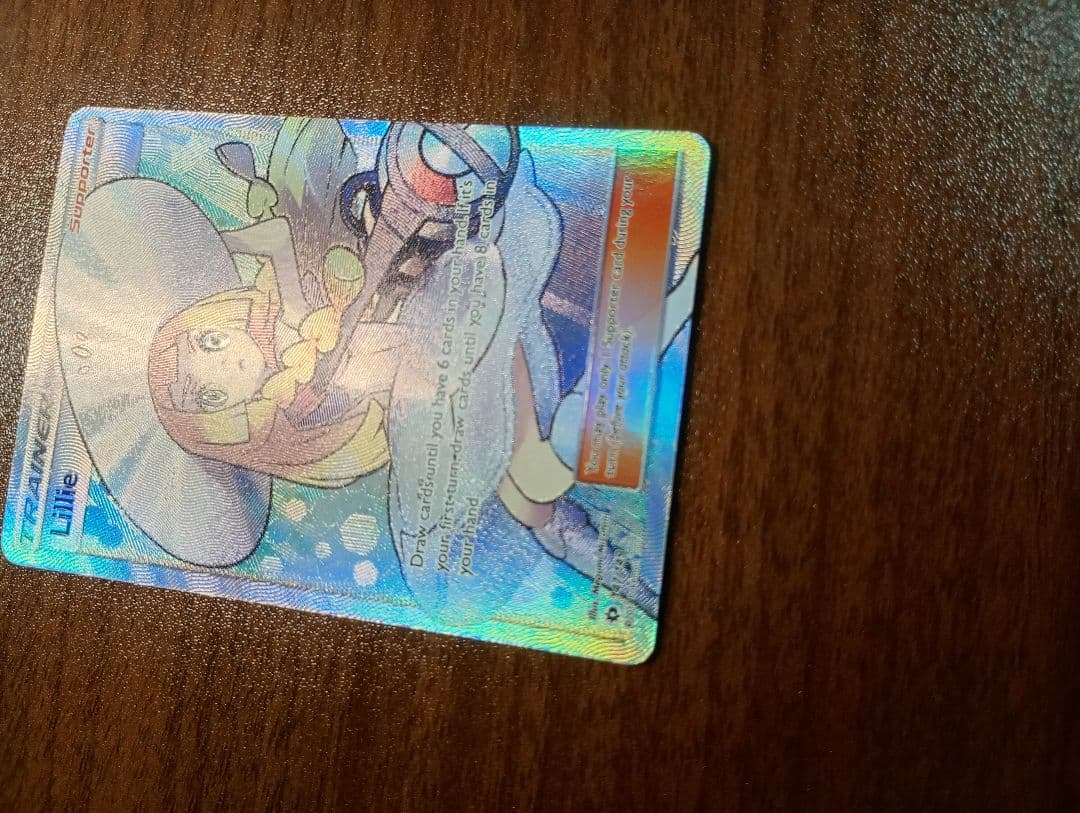 ポケモンカード　ポケカ　帽子リーリエ　SR　正規品　英語版