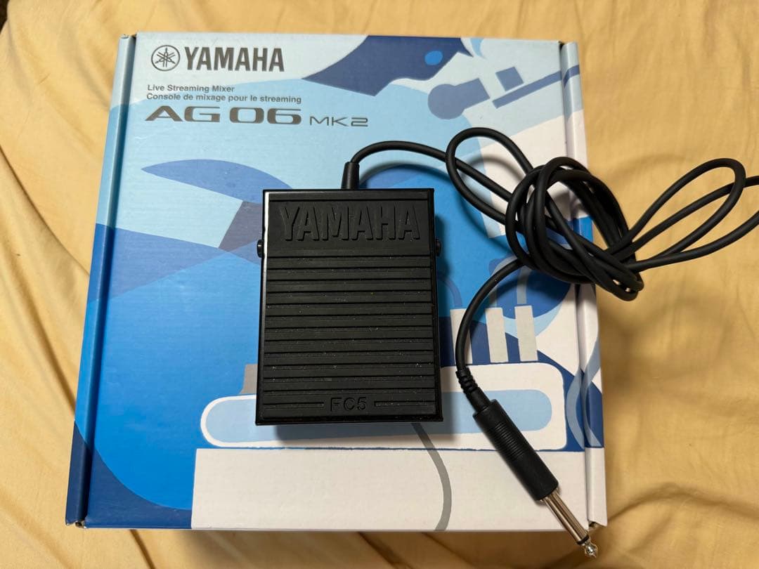 YAMAHA AG06mk2 フットスイッチ付 オーディオインターフェース