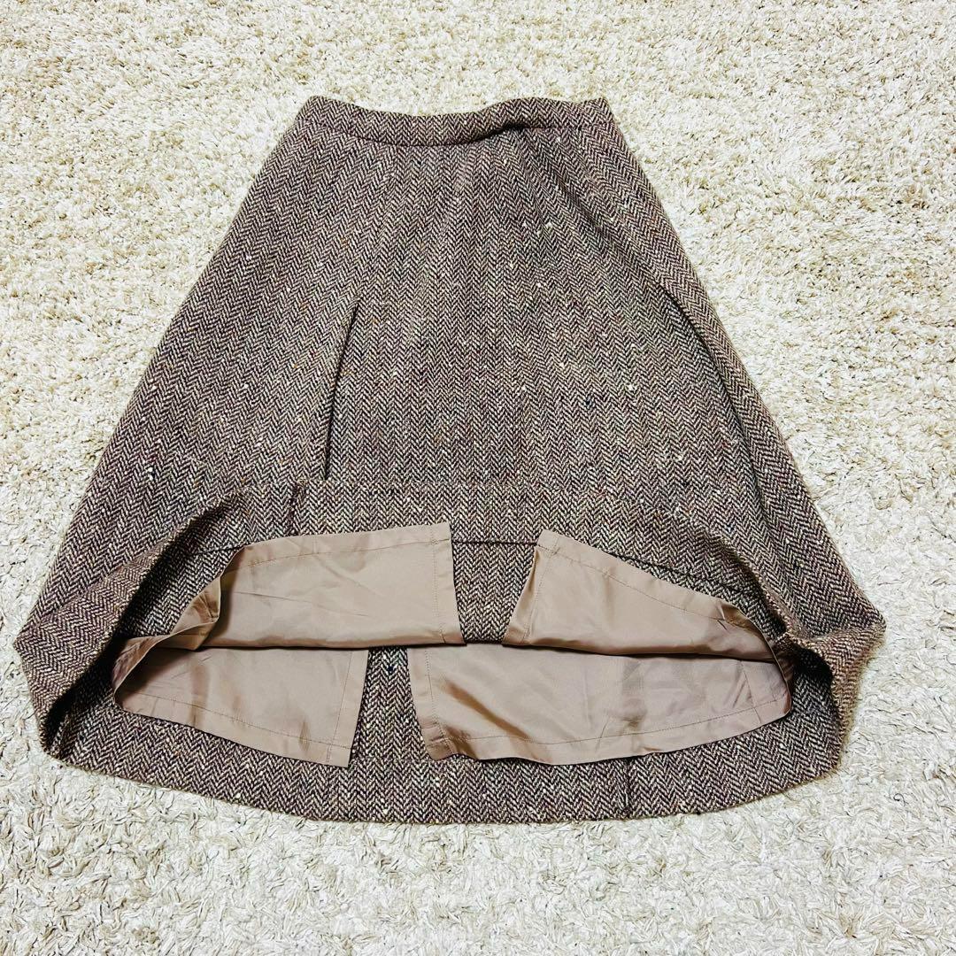 希少✨️ BURBERRY バーバリー ブラウン ツイード スカートセットアップ