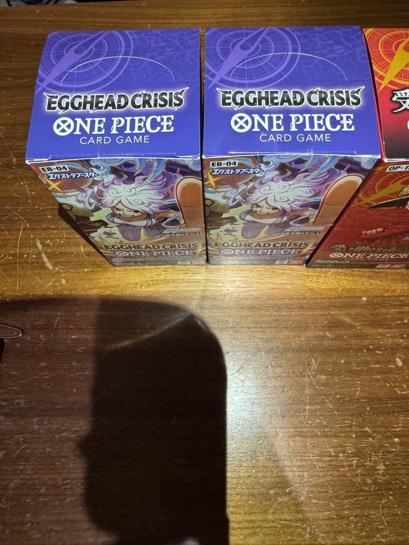 ONE PIECE カードエッグヘッドクライシス & 受け継がれる意志4箱セット