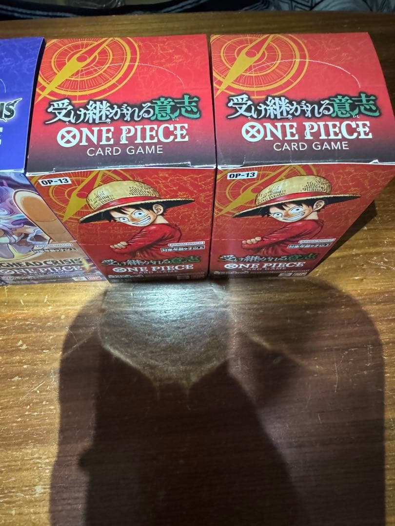 ONE PIECE カードエッグヘッドクライシス & 受け継がれる意志4箱セット