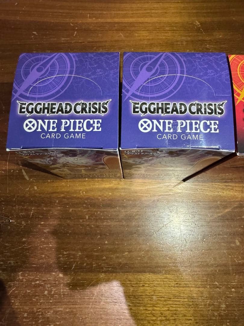 ONE PIECE カードエッグヘッドクライシス & 受け継がれる意志4箱セット