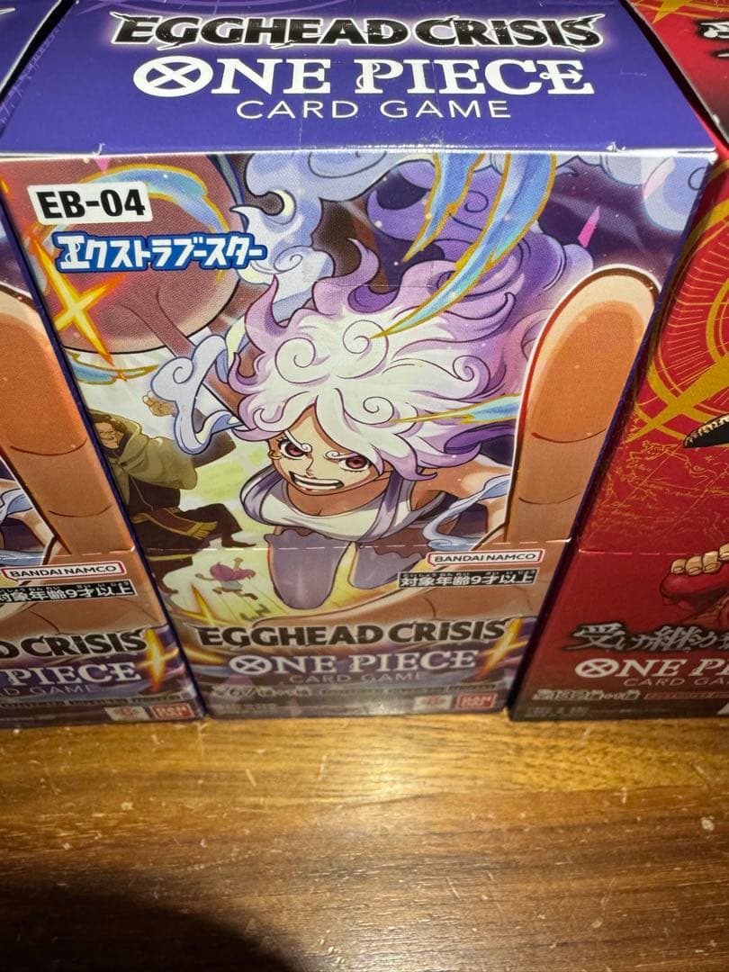 ONE PIECE カードエッグヘッドクライシス & 受け継がれる意志4箱セット