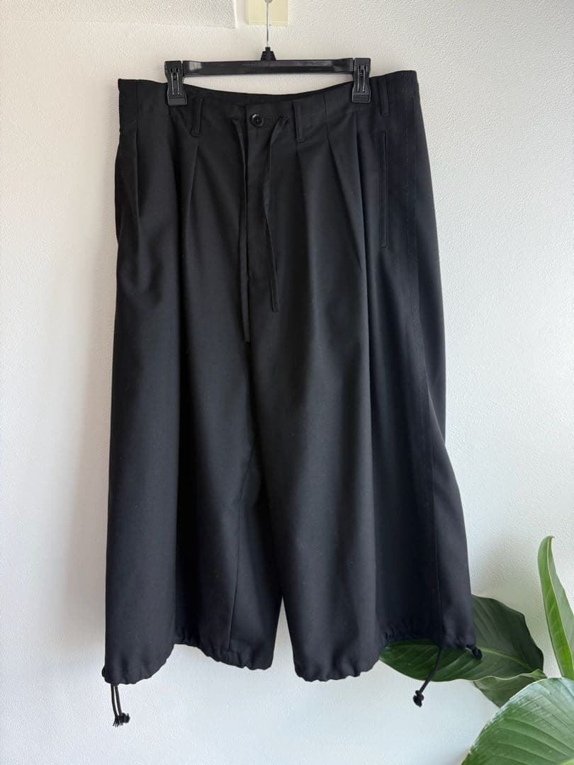 グラウンドY サルエルパンツ ブラック ドロップクロッチ 美品