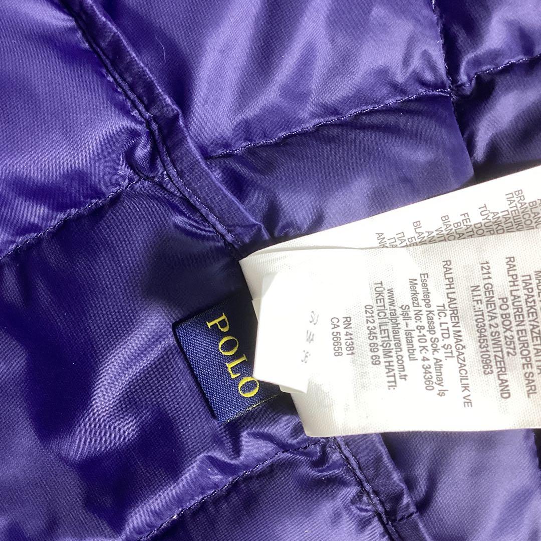 ポロラルフローレンダウンべスト紺色　極美品