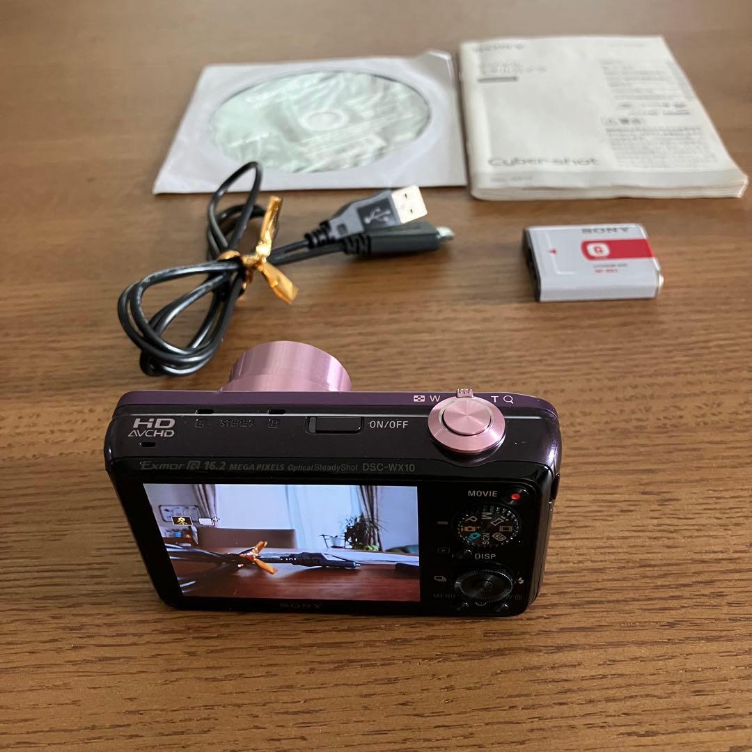 SONY Cyber-shot DSC-WX10 バイオレット　　　　動作確認済