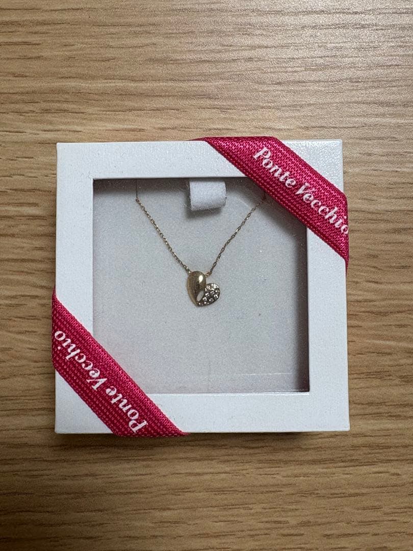 Ponte Vecchio ハート型ネックレス