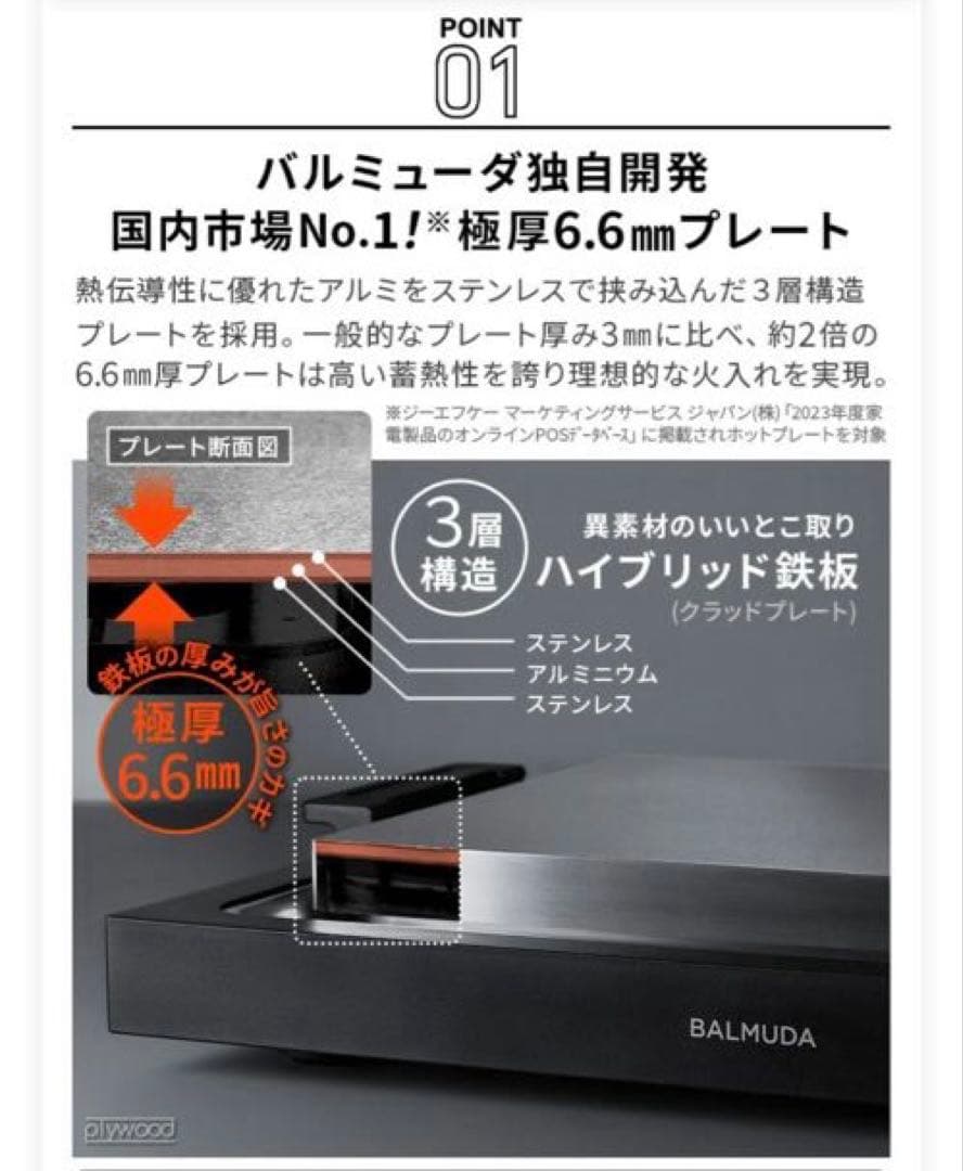 【正規店】 バルミューダ ザ・プレート プロ フルセット