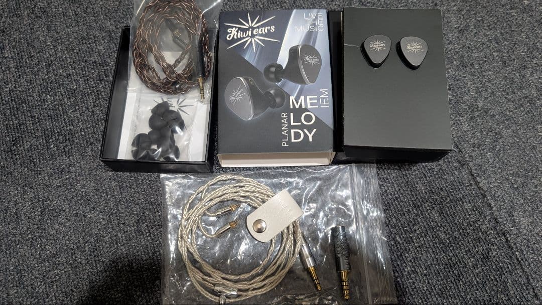 kiwi ears MELODY/7N 超冷凍製単結晶銅銀メッキ