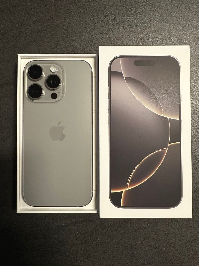 iphone 16 Pro 256gb バッテリー100% 充放電124回