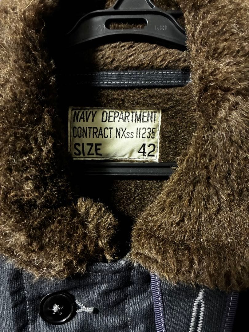 美品 リアルマッコイズ N-1U.S. NAVY デッキジャケット サイズ42