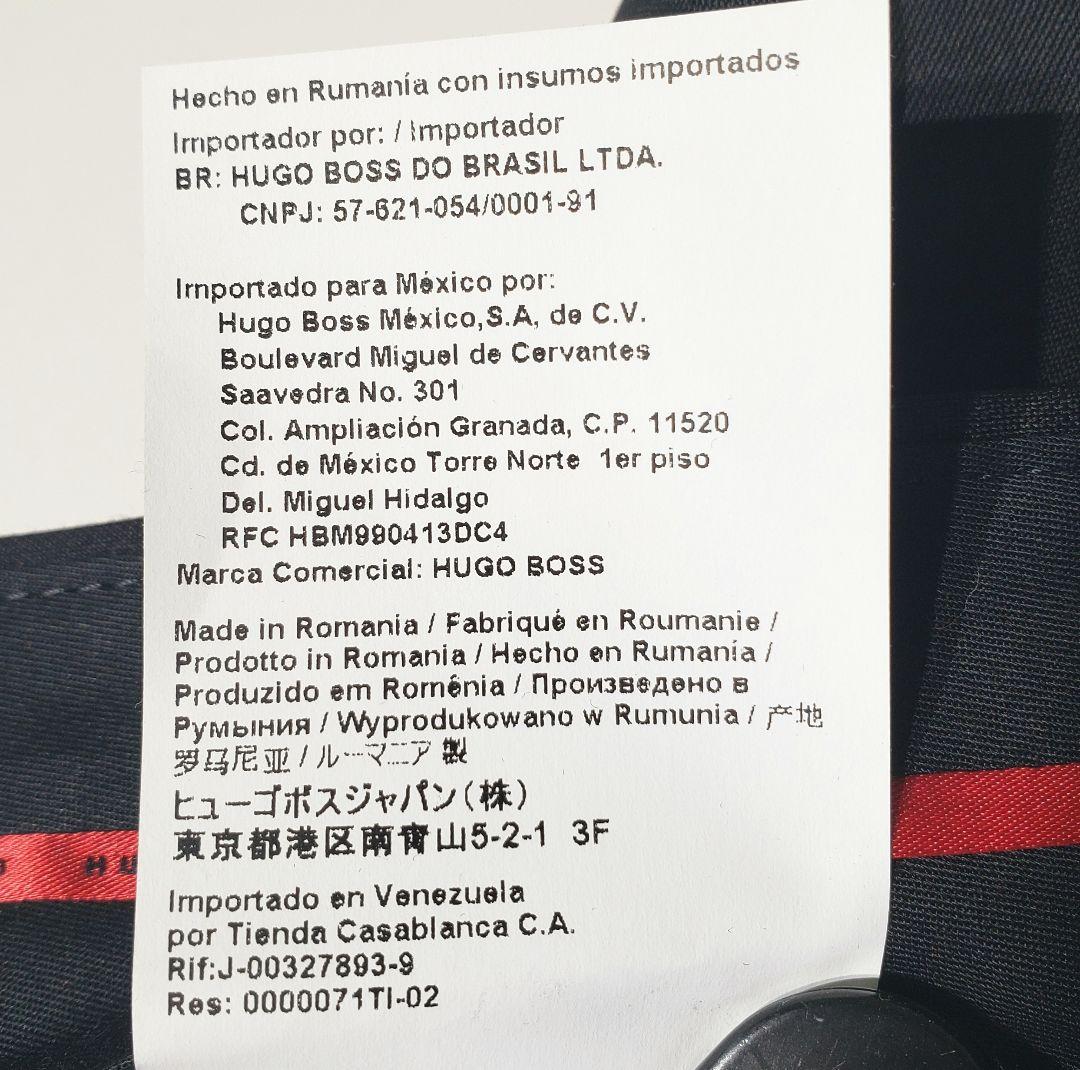 HUGO BOSS 黒 スラックス 40インチ 大きいサイズ 未使用新品タグ付き