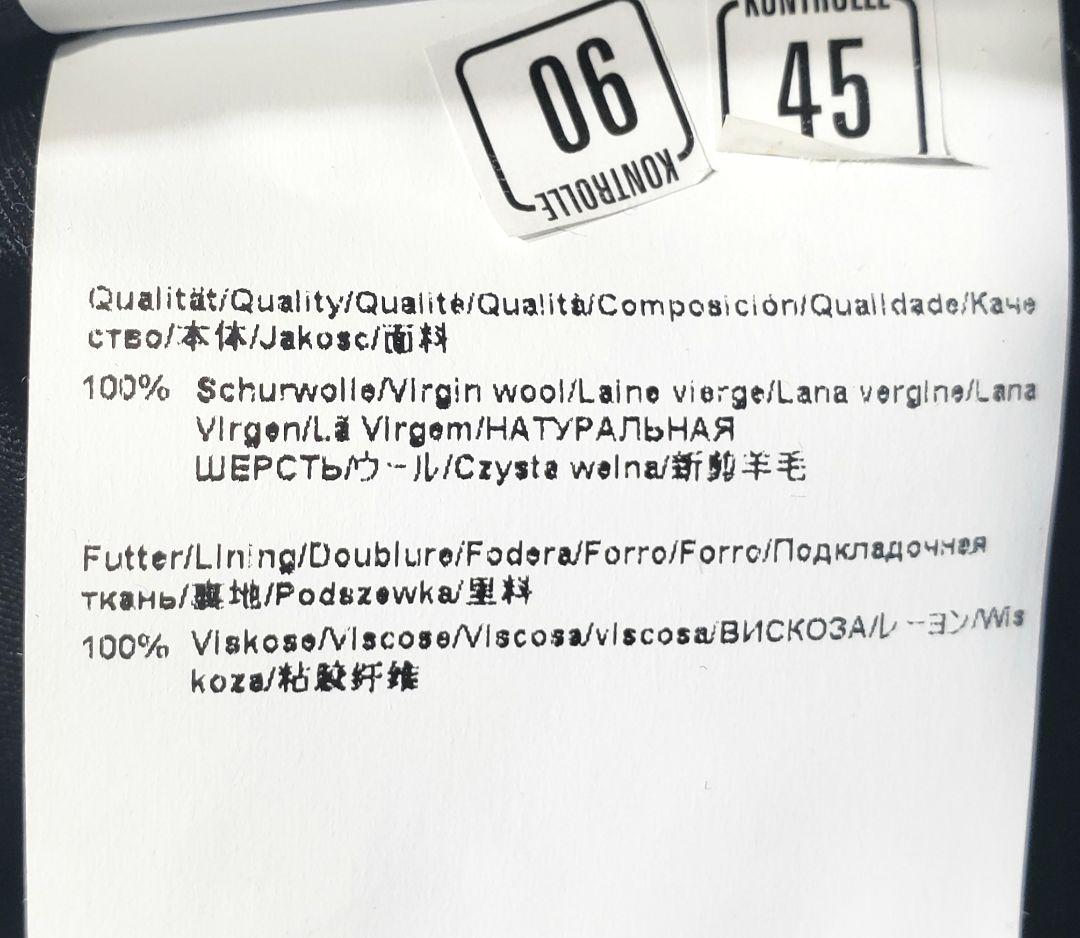 HUGO BOSS 黒 スラックス 40インチ 大きいサイズ 未使用新品タグ付き