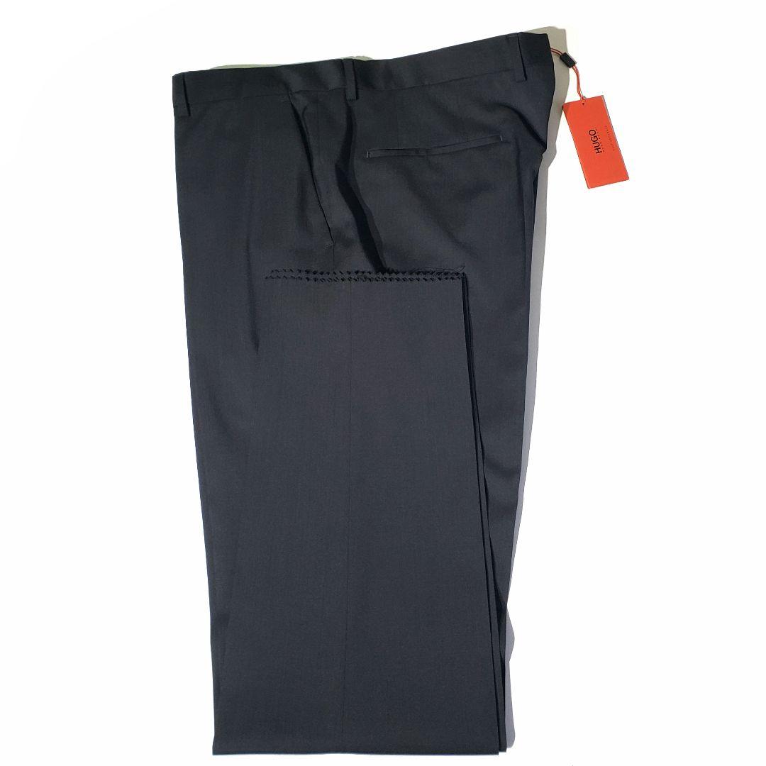 HUGO BOSS 黒 スラックス 40インチ 大きいサイズ 未使用新品タグ付き