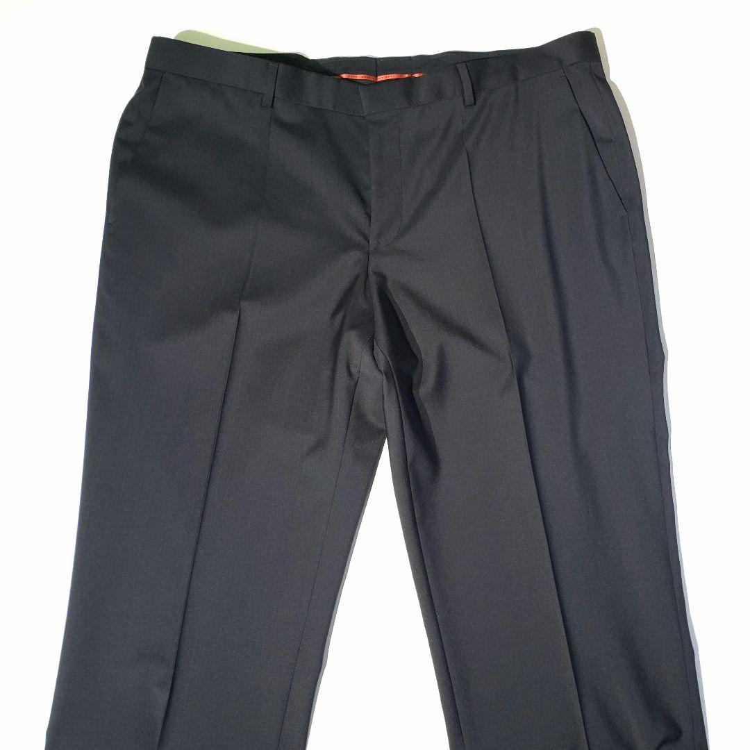 HUGO BOSS 黒 スラックス 40インチ 大きいサイズ 未使用新品タグ付き
