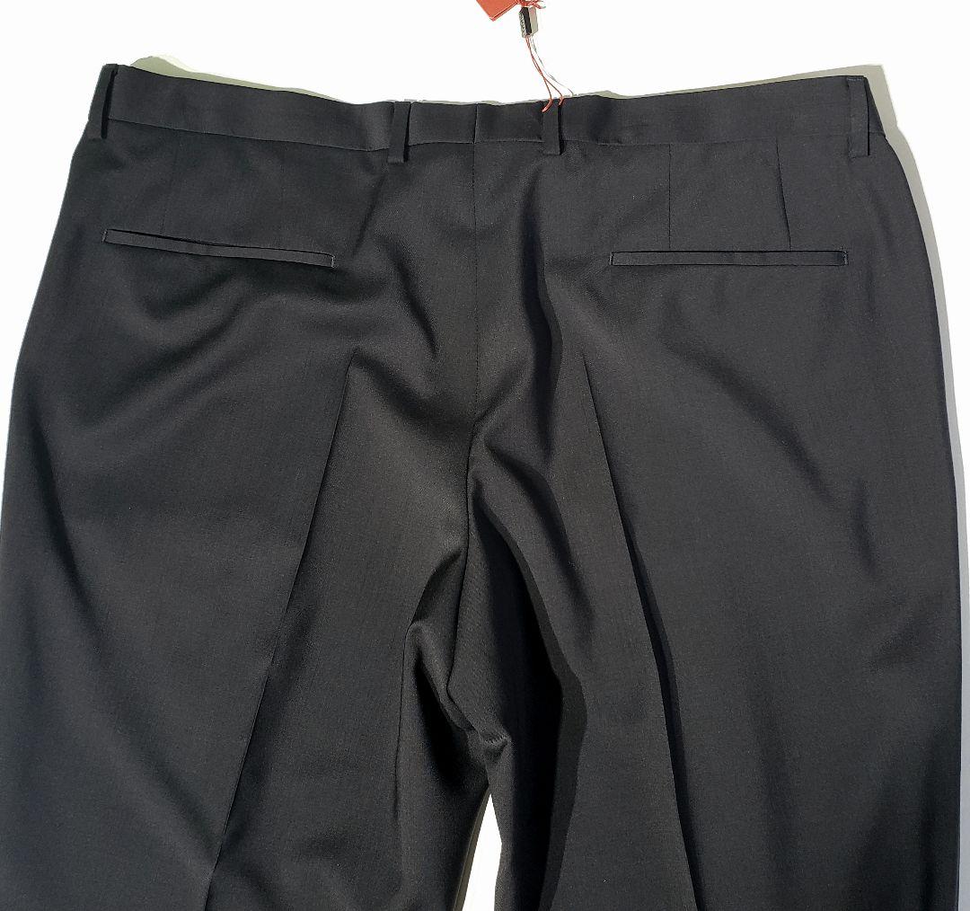 HUGO BOSS 黒 スラックス 40インチ 大きいサイズ 未使用新品タグ付き