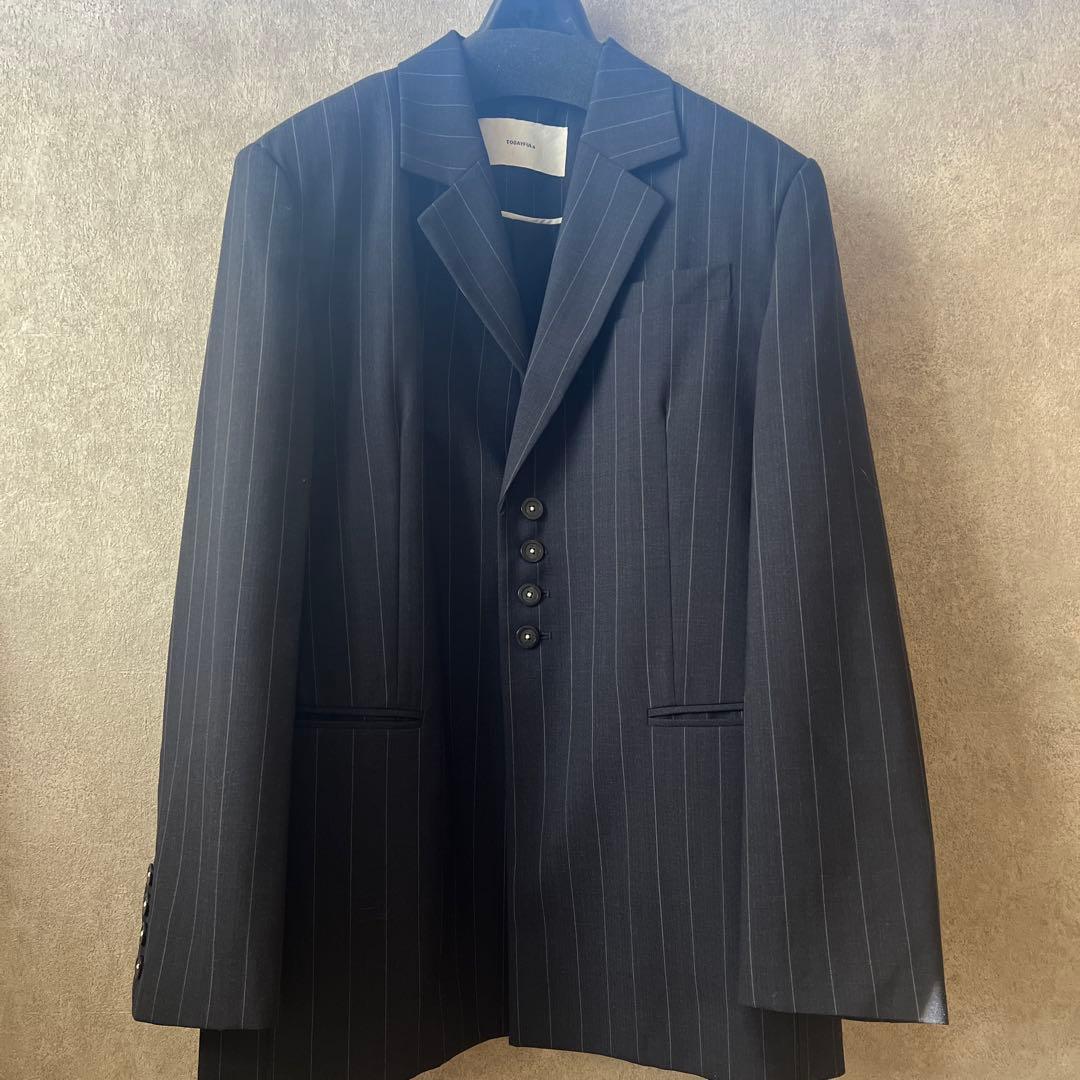 ジャケット・アウター TODAYFUL Stripe OverJacket/TuckTrousers