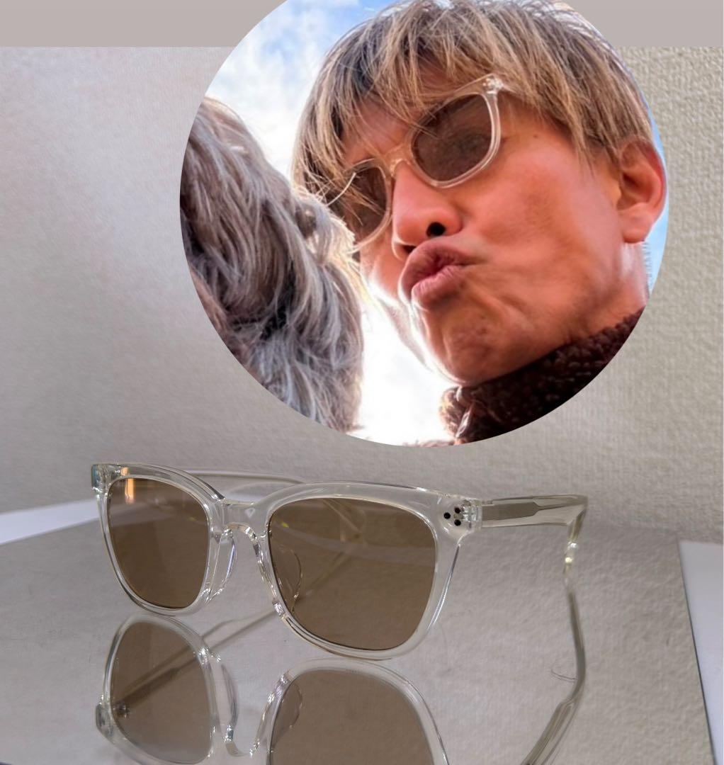 話題！オンライン完売。木村拓哉　owndays サングラス　クリアグレー