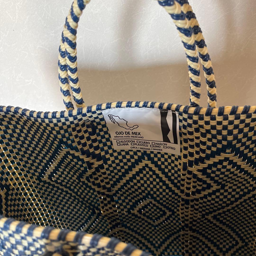 OJO DE MEX オホ デ メックス メルカドバッグ チャーム付き