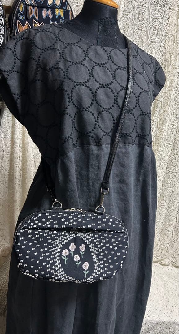 51013A ミナペルホネンハンドメイド hanamameショルダー バラード