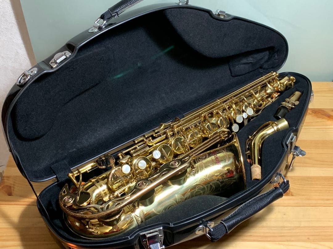 良品 ケースのみ CC シャイニーケースⅡ エアロ アルトサックス 最終