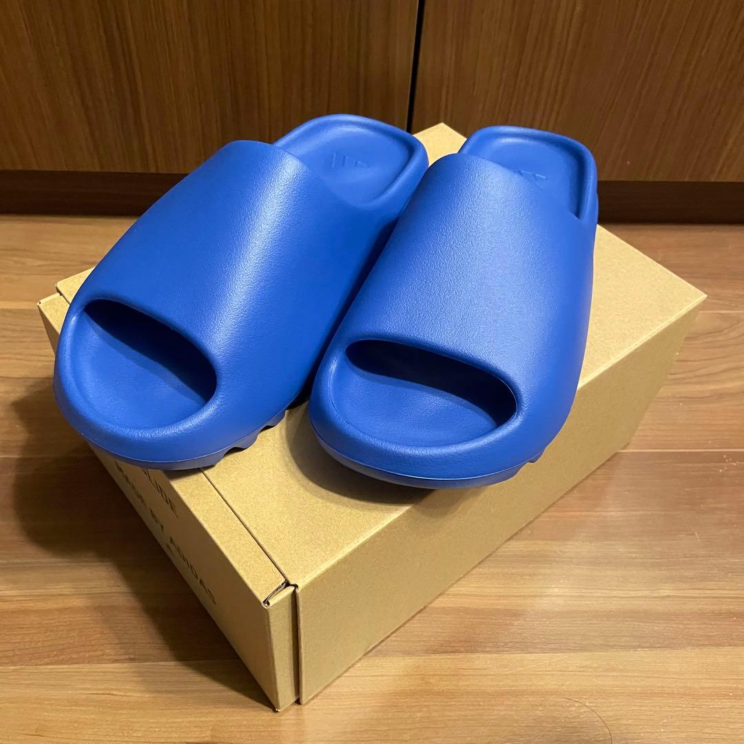 靴 yeezy slide azure 27.5cm