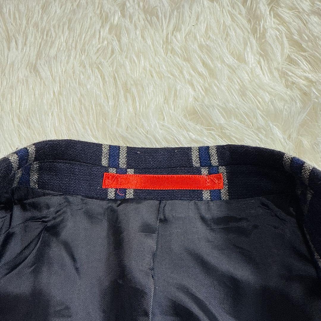 【イタリア製】ハケットロンドン 銀ボタン ストライプ テーラードジャケット 40