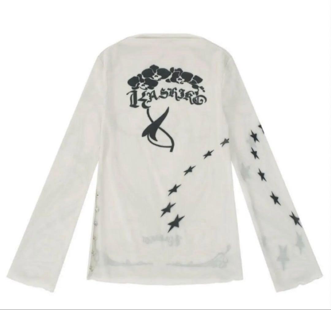 トップス kashiko Oriental Mesh top