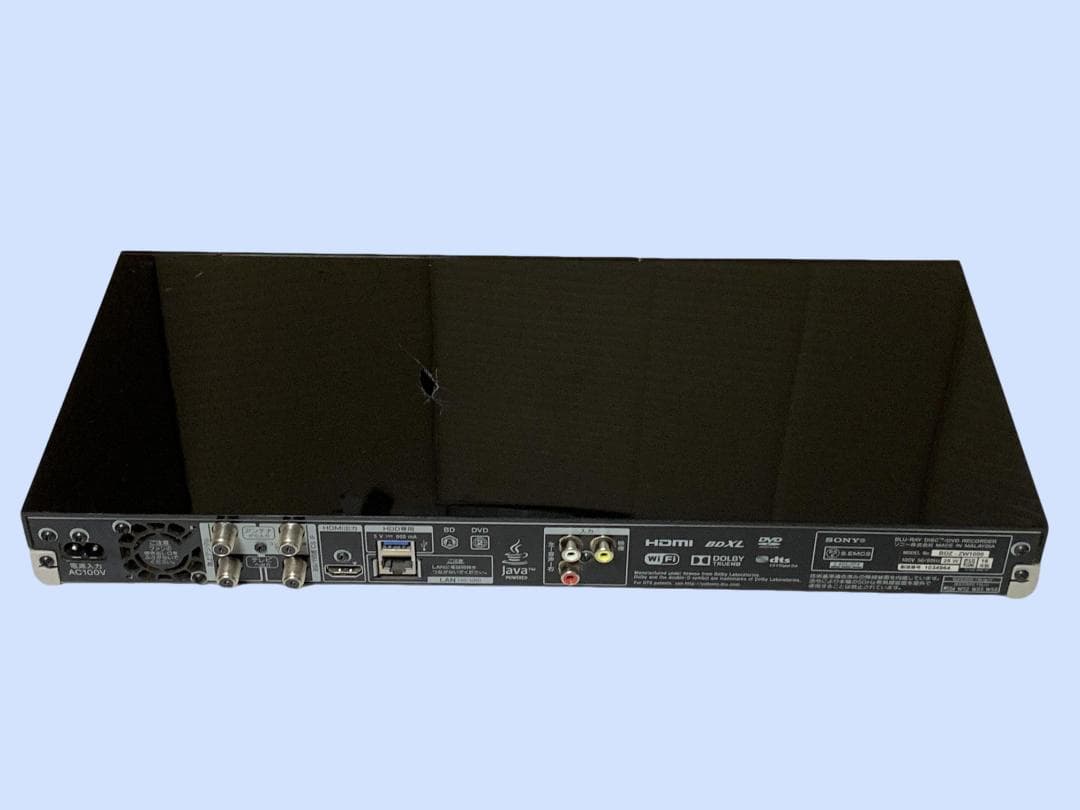 M6583 SONY☆HDD/BDレコーダー☆BDZ-ZW1000