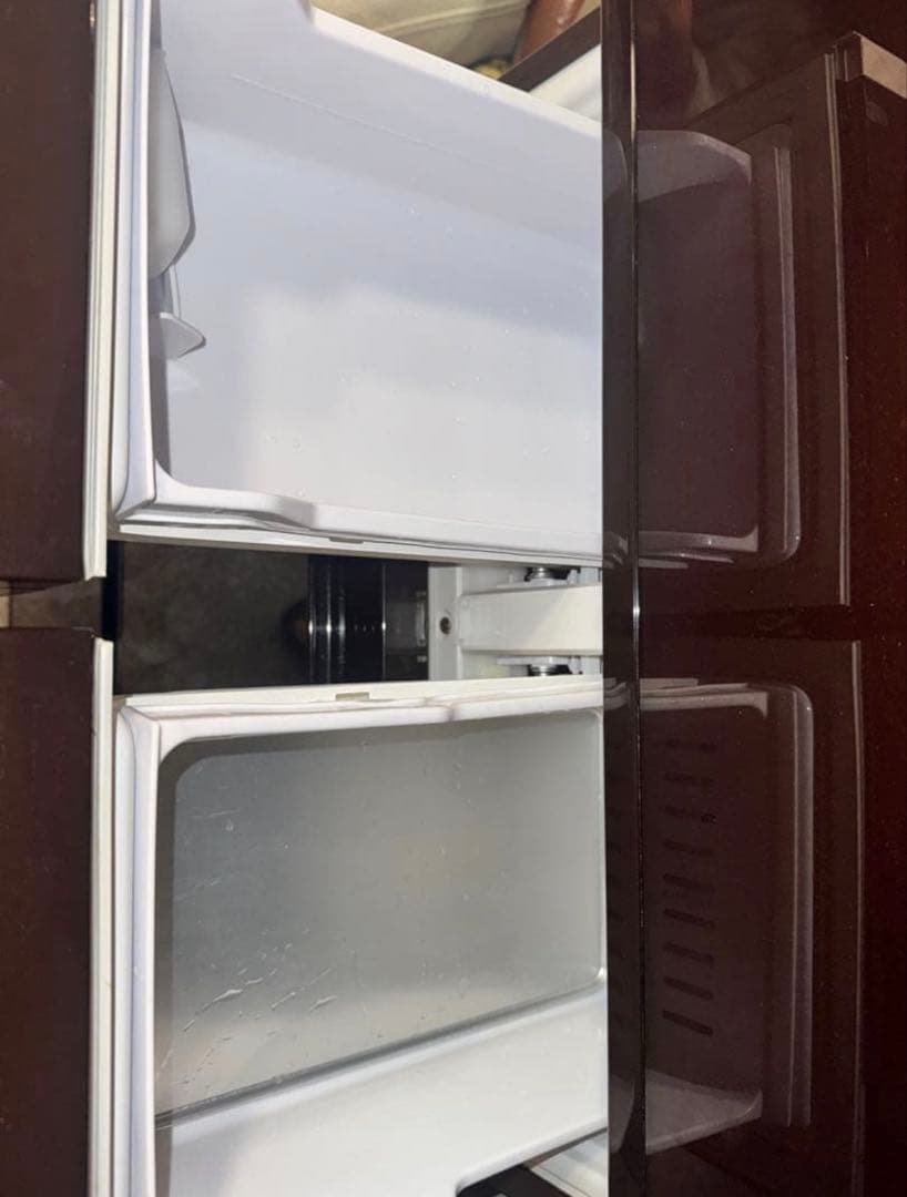 冷蔵庫 401L 冷凍庫 タッチパネル 真空チルド　ガラストップ 自動製氷機