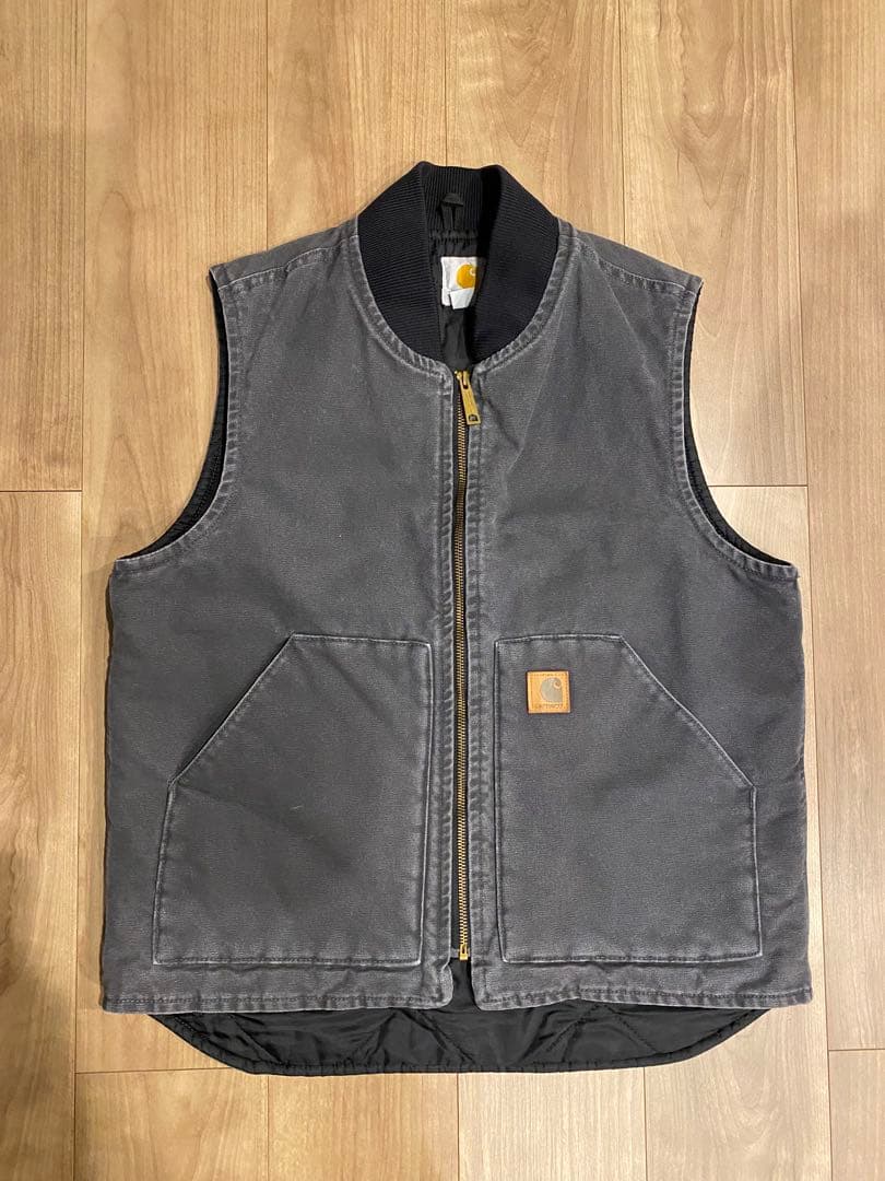 Carhartt カーハート ダックベスト フェードグレー　ベスト