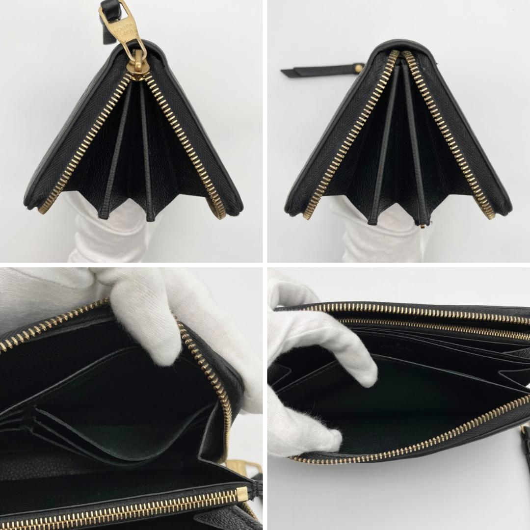 ルイヴィトン アンプラント ジッピーウォレット ノワール　712