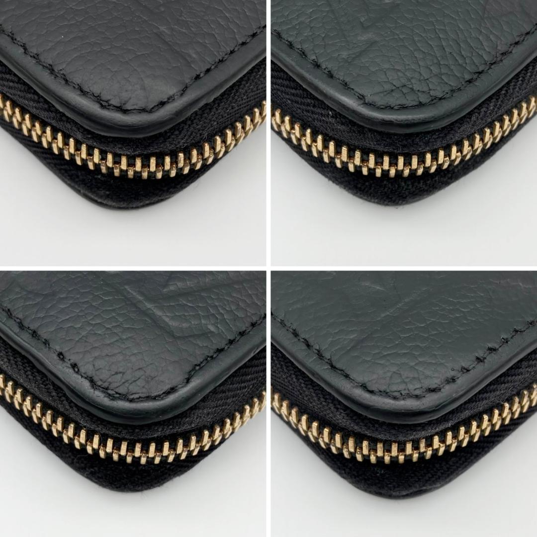 ルイヴィトン アンプラント ジッピーウォレット ノワール　712