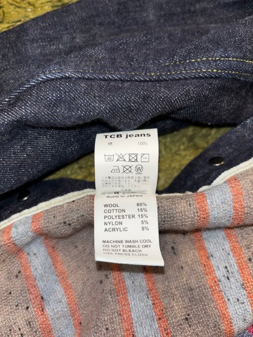 TCB JEANS/デニムジャケット/30s/40/ブランケット/TCBジーンズ