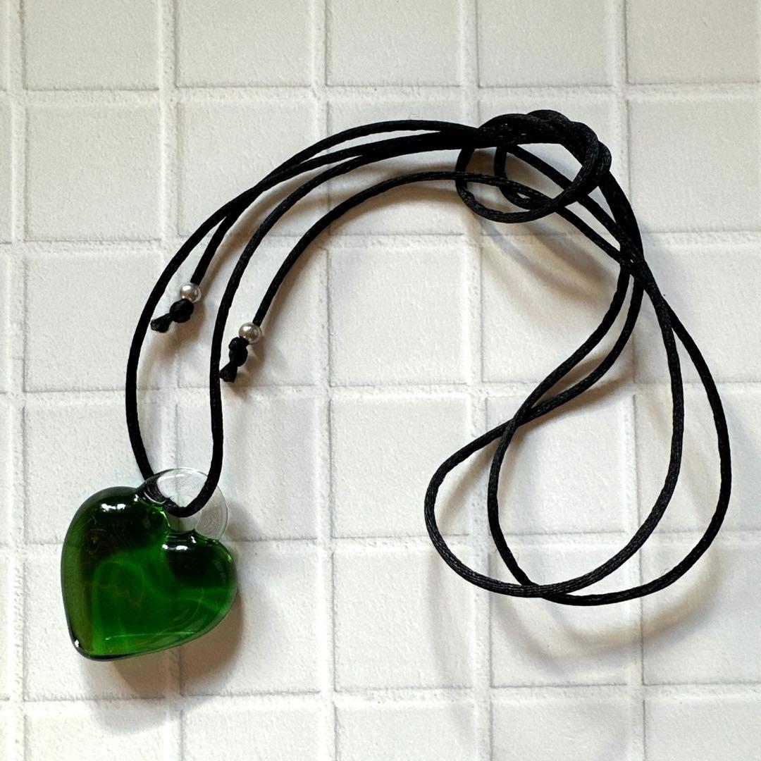 アクセサリー yurika akutsu/ho. glass string necklace