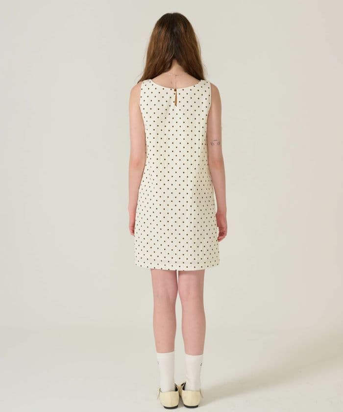 完売品 ドット柄 ミニ丈 ジャンスカ TINA：JOJUN