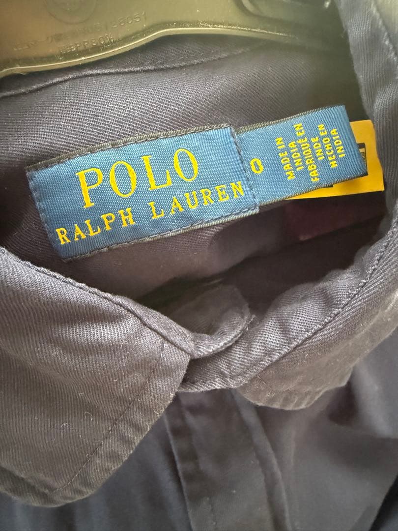 【セール】POLO Ralph Laurenネイビー シャツワンピース 鹿の子
