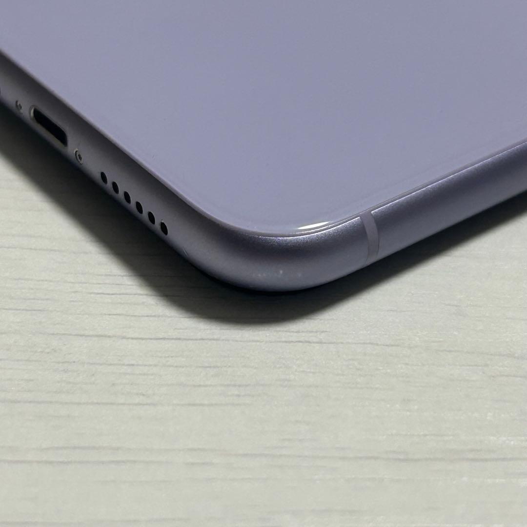 美品　iPhone11 バッテリー87% パープル 64GB