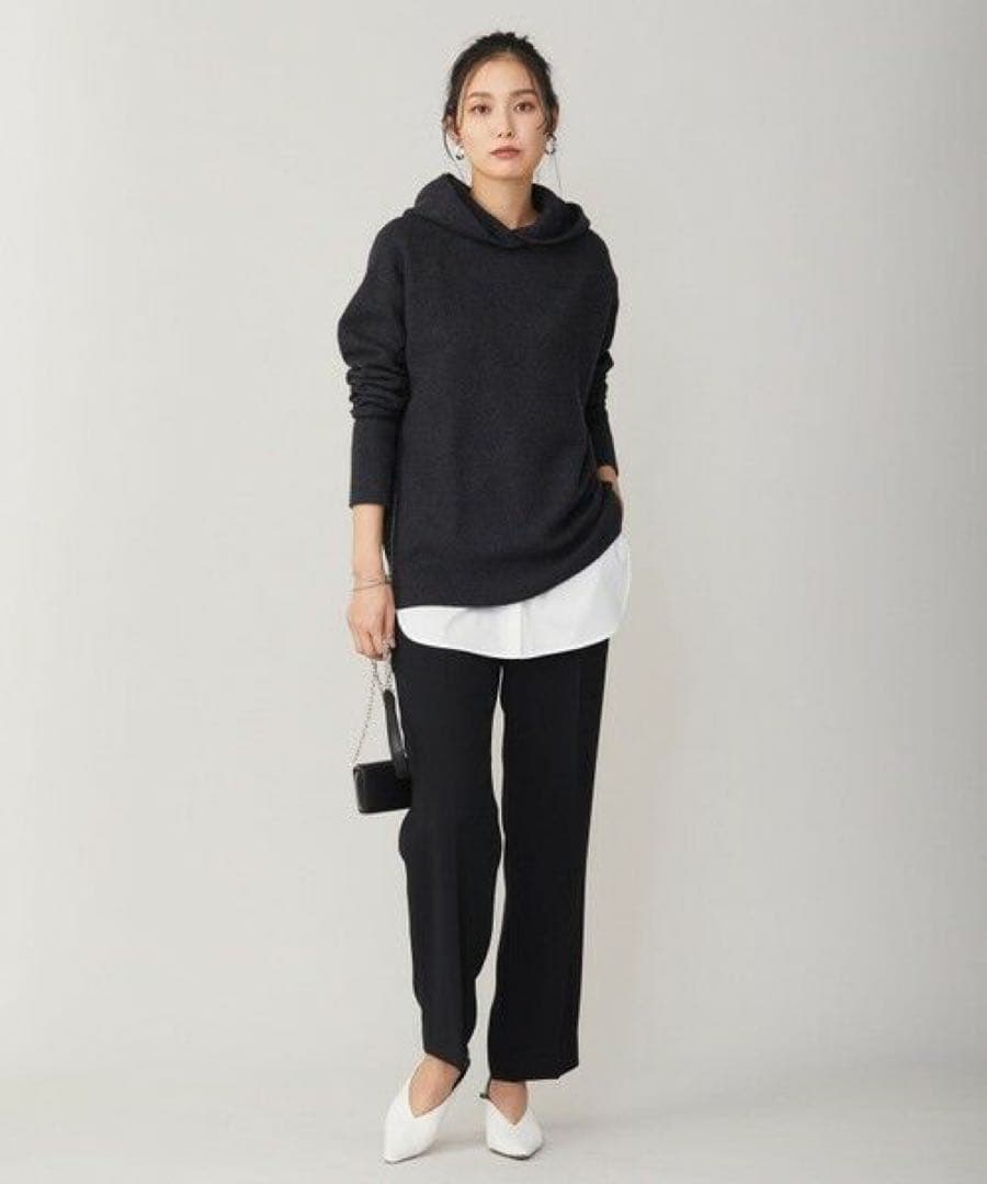 iCB 【洗える】 コンビネーションジャージー カットソー　＋他1点