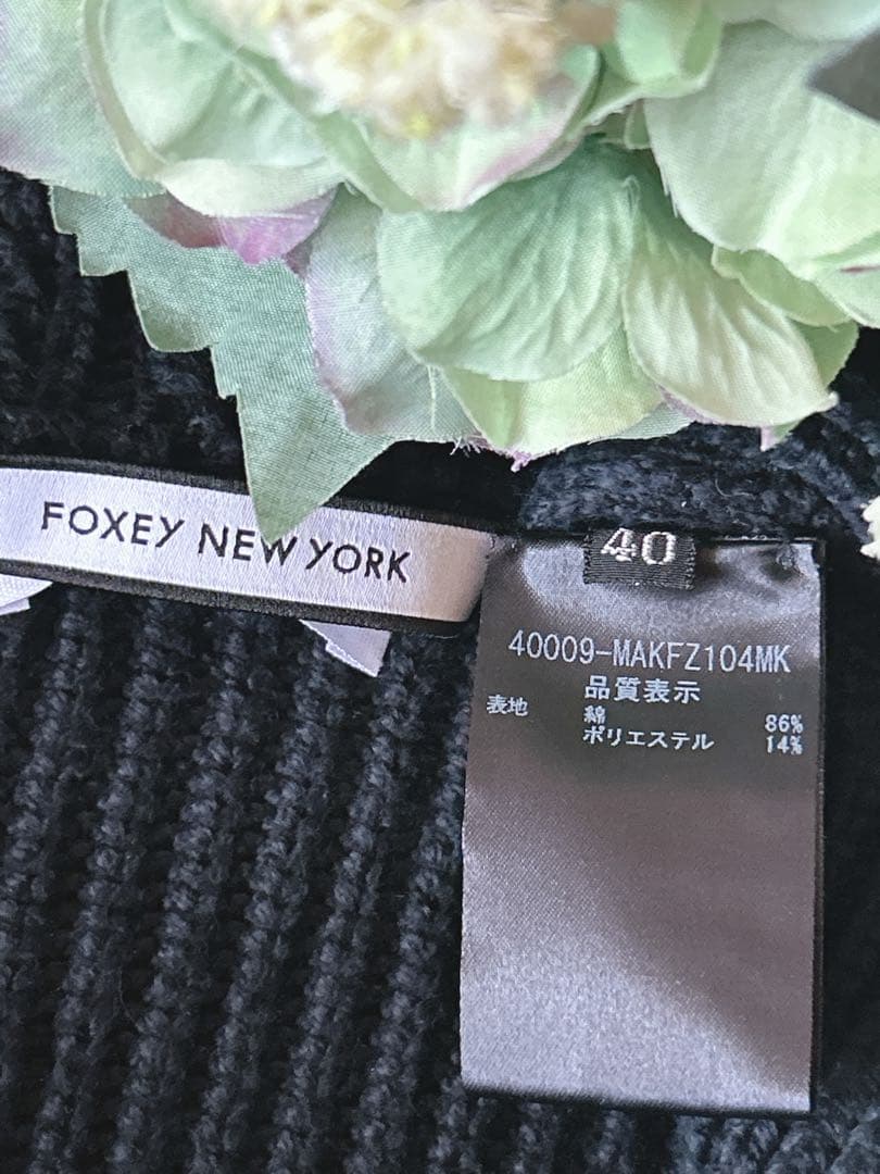 極美品！FOXEYニットパーカー　40 Rene foxey