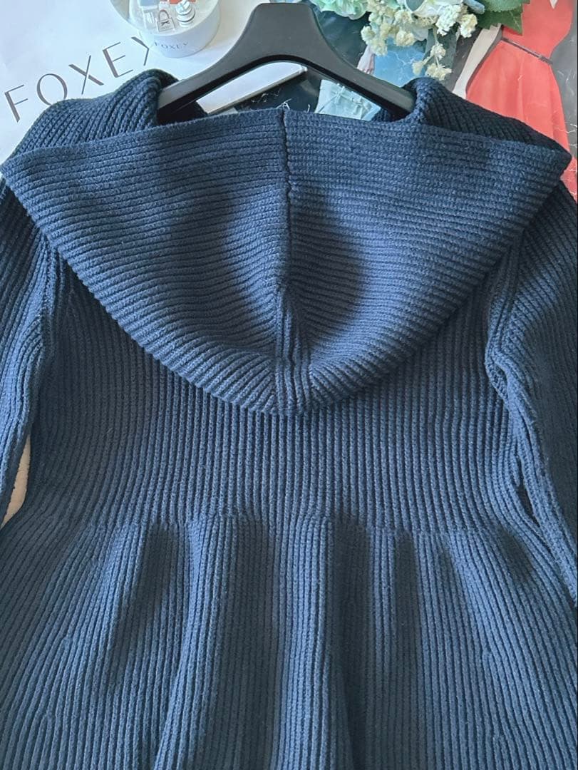 極美品！FOXEYニットパーカー　40 Rene foxey